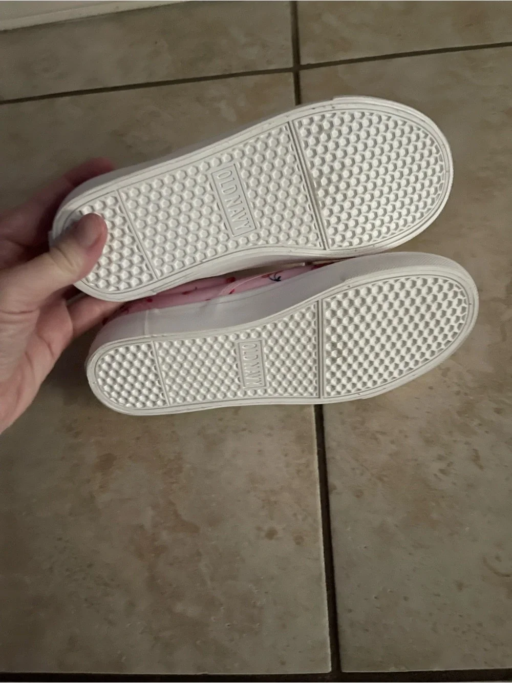 Old Navy panels shoes print